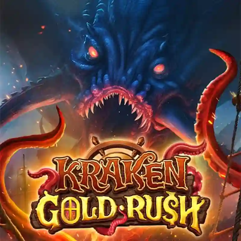 Kraken Gold Rush casino game logo